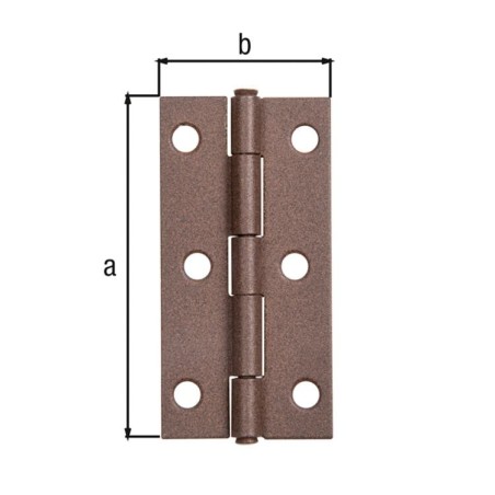 Charnière DURAVIS® 80 x 40 x 1,25 mm,