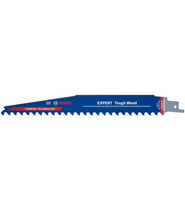 Lame de scie sabre BOSCH® EXPERT S1142KHM longueur 225 mm, pour bois dur, conditionnement 10 pièces