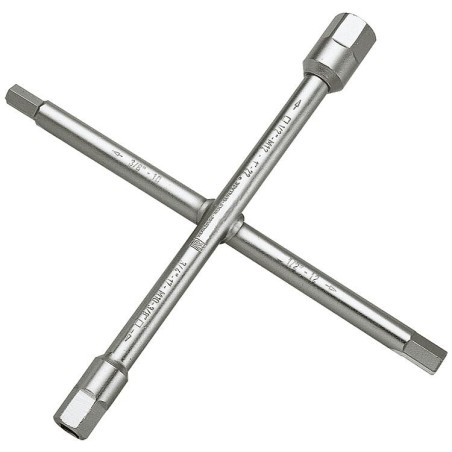 Clé cruciforme plomberie, DN10(3/8")-DN25(1"), 10x func