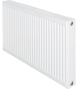 Radiateur profilé PLATTELLA V6 C raccordement central 6-raccords, Type 22/600/1000, couleur blanc RAL 9016