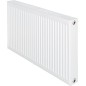 Radiateur profilé PLATTELLA V6 C raccordement central 6-raccords, Type 22/600/1000, couleur blanc RAL 9016