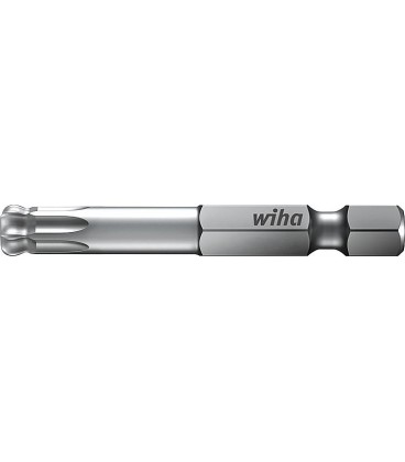 Embout Wiha® 1/4" Torx® avec tête sphérique, T40 x 50 mm