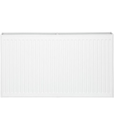 Radiateur profilé PLATTELLA V6 L raccordement standard 6-raccords, Type 22/400/2400, couleur blanc RAL 9016