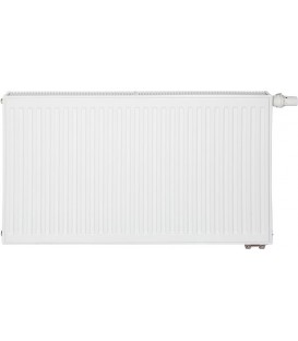 Radiateur profilé PLATTELLA V6 L raccordement standard 6-raccords, Type 22/400/2400, couleur blanc RAL 9016