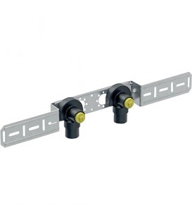 Raccord coudé 90° Mepla prémonté - isolation acoustique double - Rg d20-Rp 1/2