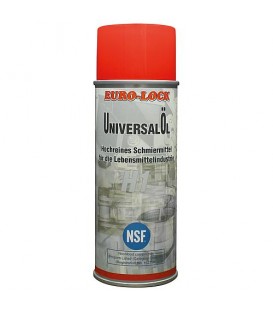 Huile alimentaire EURO-LOCK NSF 333 huile univers. NSF H1, bombe aérosol 400ml