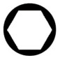 Vis à tête hexagonale avec tige 8.8 DIN EN ISO 4014 galv. M 6 x 95 conditionnement : 100