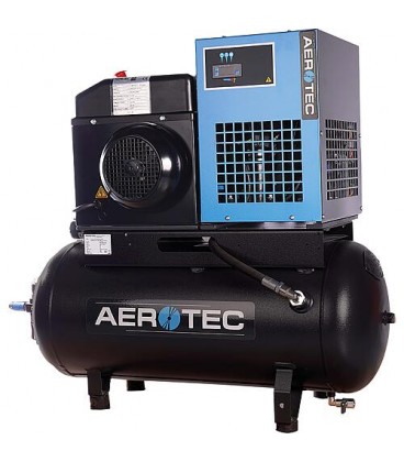 Compresseur à vis Aerotec COMPACK 2TR - 90L Pro, avec sécheur, réservoir de 90 litres