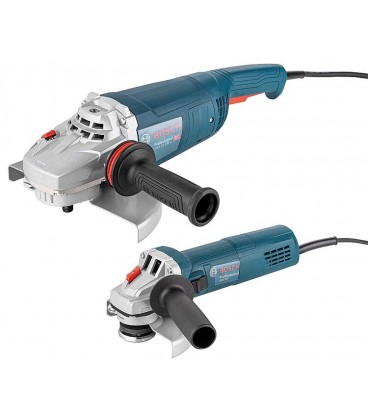 Winkelschleifer-Set Bosch mit 2200 W Ø 230 mm, 880 W Ø 125 mm