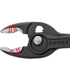 Pince de préhension frontale KNIPEX TwinGrip, poignée bicomposant, longueur 200 mm