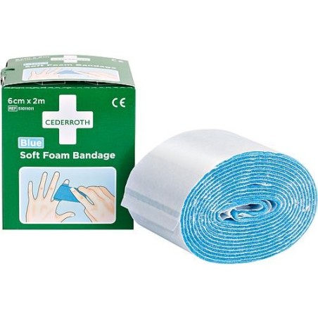 Bande adhésive Cederroth Soft Foam Bandage Blue 2 m, 1009711