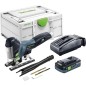 Scie sauteuse sans fil Festool 18V PSC 420 HPC 4,0 EBI-Plus avec 1x batterie 4,0 Ah et chargeur