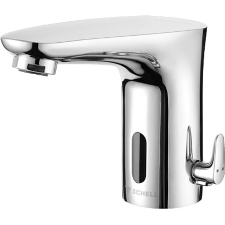 SCHELL Robinet de lavabo électronique MODUS E HD-M, adaptateur secteur, chrome