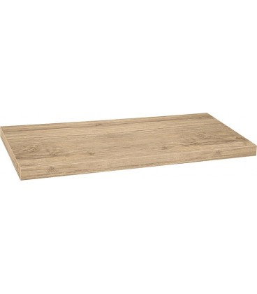 Console Blata chêne noueux sans trou avec support 1200x56x510 mm