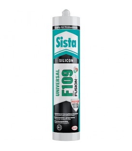 Silicone universelle SISTA F109 fusion gris basalte (mat) cartouche 300ml