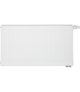 Radiateur profilé PLATTELLA V6 L raccordement standard 6-raccords, Type 33/600/2400, couleur blanc RAL 9016