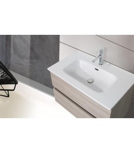 Kit meuble salle de bain Kora 2 tiroirs Nabucco chêne largeur 805 mm