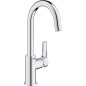 Mitigeur de lavabo Grohe Eurosmart L-Size, déport 140 mm, chromé, avec écoulement Push-Open