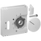 Set de couvercles pour thermostat d'ambiance, blanc perle brillant, JZ-001.