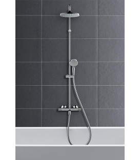 Douchette Hansgrohe 200 1 jet Vernis Blend chrome avec thermostat baignoire