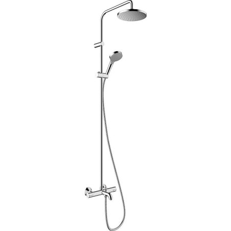 Douchette Hansgrohe 200 1 jet Vernis Blend chrome avec thermostat baignoire