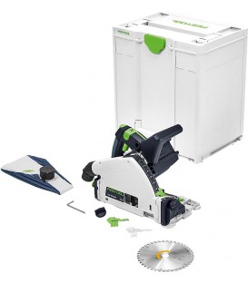 Scie plongeante sans fil Festool 2 x 18 V TSC 55 5,0 KEBI-Plus/XL-FS avec 2x batteries 5 Ah et chargeur