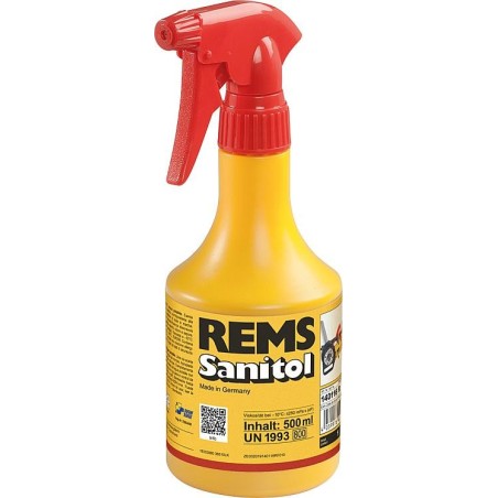Huile de taraudage Rems Sanitol en flacon pulvérisateur, contenu : 500 ml
