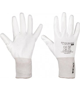 Gants de montage SPUN BASIC PE gris taille M