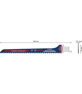 Lame de scie sabre BOSCH Expert S715LHM pour bois