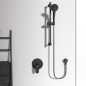 Mitigeur douche encastré Ideal Standard Cerafine O, rosace Ø 163 mm, noir mat