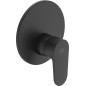 Mitigeur douche encastré Ideal Standard Cerafine O, rosace Ø 163 mm, noir mat