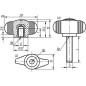 Miniwing avec Filetage mâle M 6 x 15