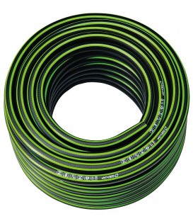 Tuyau à eau-Geka "100"1/2"-13mm, 50m PVC 3 couches noir-vert