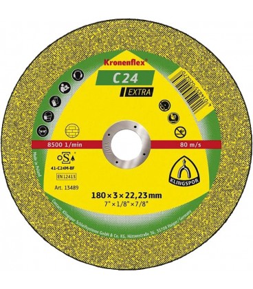 Disque de découpage KLINGSPOR coudé 125x2,5x22,23mm