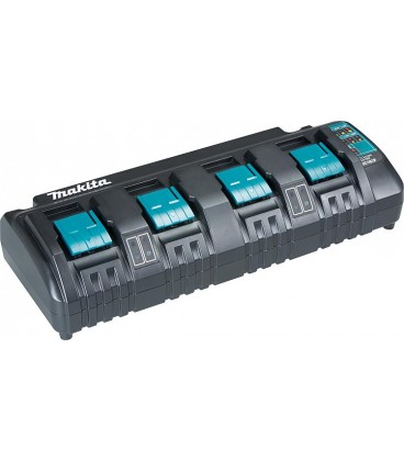 Chargeur quadruple MAKITA DC18SF pour 14,4V et 18V batteries