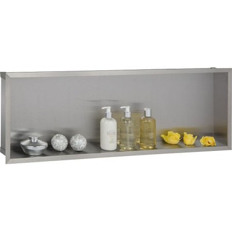 Niche murale lxhxp: 925x325x100 mm paroi arrière inox