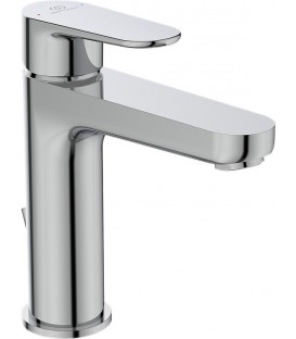 Mitigeur lavabo Ideal Standard Cerafine O, saillie de 126 mm, chromé, sans garniture d’écoulement