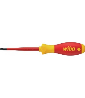 Tournevis VDE Wiha® SoftFinish SlimFix Phillips, PH1, 1000 V AC