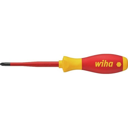 Tournevis VDE Wiha® SoftFinish SlimFix Phillips, PH1, 1000 V AC