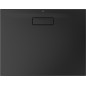 Receveur de douche Ultra Flat rectangulaire, noir, 1000x700x25mm