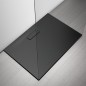 Receveur de douche Ultra Flat rectangulaire, noir, 1000x700x25mm