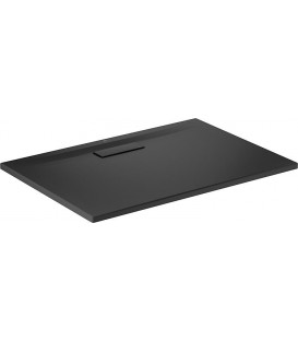 Receveur de douche Ultra Flat rectangulaire, noir, 1000x700x25mm