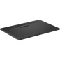 Receveur de douche Ultra Flat rectangulaire, noir, 1000x700x25mm