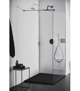 Receveur de douche Ultra Flat rectangulaire, noir, 1000x700x25mm