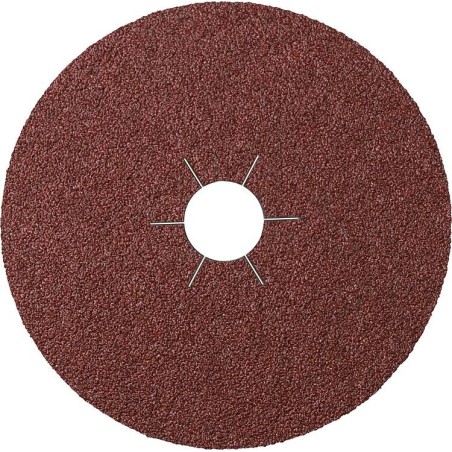 Disques fibre Klingspor CS561, 125 x 22 mm, grain 40, trou étoilé, cond. 25