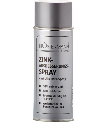 Spray de reparation Zinc KLOSTERMANN bombe aérosol 400ml