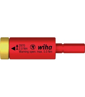 Couple VDE adaptateur Wiha® easyTorque pour slimBits et slimVario®, max. 2,0 Nm