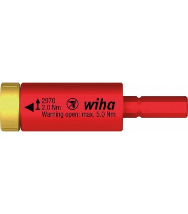 Couple VDE adaptateur Wiha® easyTorque pour slimBits et slimVario®, max. 2,0 Nm