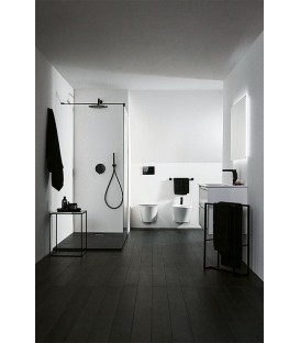 Mitigeur lavabo Ideal Standard Cerafine O, saillie135 mm, noir mat sans garniture d’écoulement