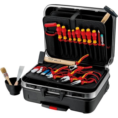 Kit Outils electriques KNIPEX en mallette à roulettes 24 pièces